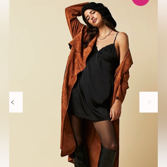 Blank NYC x Free People Vegan Suede Trench (NWT) - Picture 2 of 10